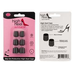 High Heel Survival Kit - Slip-On High Heel Caps – Protect, Quiet, and Stabilize Your Stride