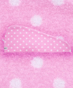 Bubblegum Dots 100% Cotton Turbie Twist Hair Towel - Turbie Twist